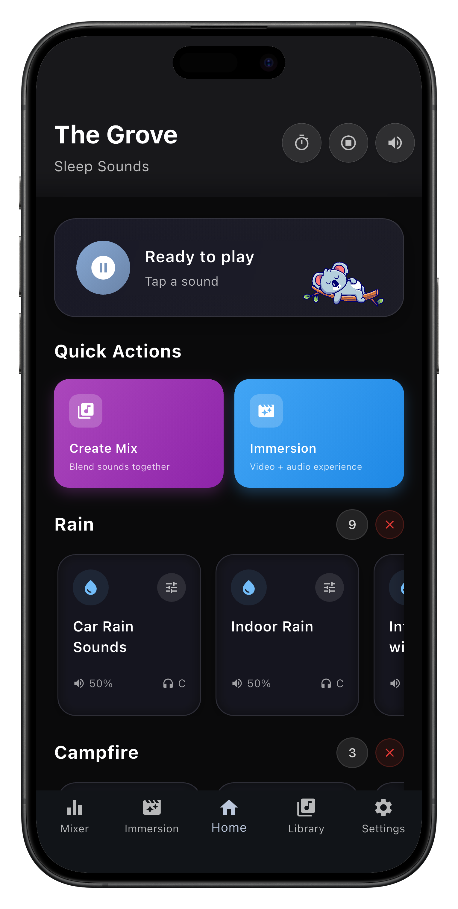 The Grove App Screenshot